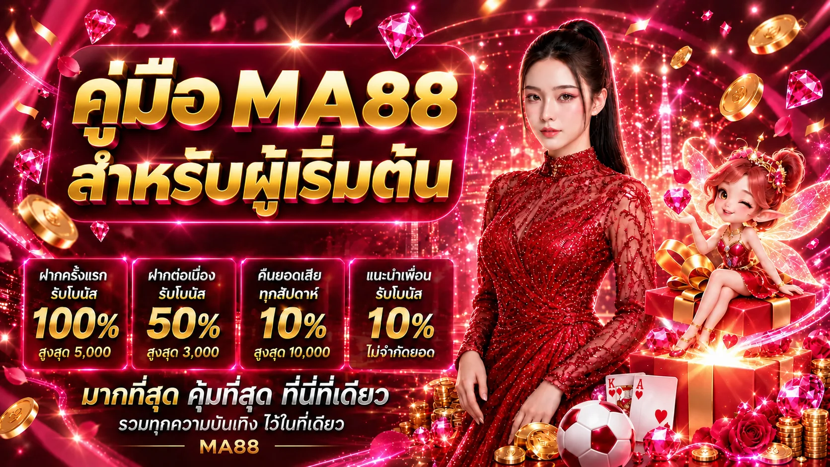 MA88 คู่มือผู้เริ่มต้น | สมัคร Login ฝากถอน และเกม
